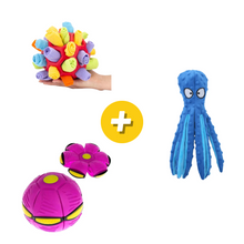 Carregar imagem no visualizador da galeria, Kit Leve 3 Pague 2 - 1 Pet Ball + Polvo Amigo + Petisco Pet