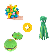 Carregar imagem no visualizador da galeria, Kit Leve 3 Pague 2 - 1 Pet Ball + Polvo Amigo + Petisco Pet