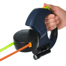 Carregar imagem no visualizador da galeria, Coleira DuoPet Retrátil e Rotativa