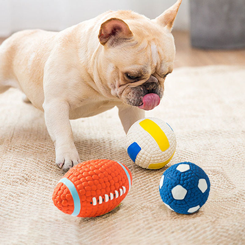 Pelúcia Plush Bola Futebol Americano The Pet's Brasil Cães