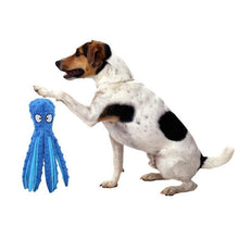Carregar imagem no visualizador da galeria, Brinquedo Para Cachorro Polvo Octopus Pelucia Pet Com Apito Interno Único
