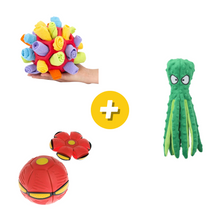 Carregar imagem no visualizador da galeria, Kit Leve 3 Pague 2 - 1 Pet Ball + Polvo Amigo + Petisco Pet
