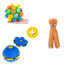 Carregar imagem no visualizador da galeria, Kit Leve 3 Pague 2 - 1 Pet Ball + Polvo Amigo + Petisco Pet
