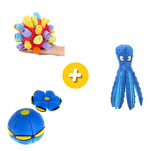 Carregar imagem no visualizador da galeria, Kit Leve 3 Pague 2 - 1 Pet Ball + Polvo Amigo + Petisco Pet
