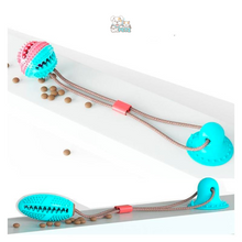 Carregar imagem no visualizador da galeria, Brinquedo Cabo de Guerra com Porta Petiscos e Mordedor para Cachorro
