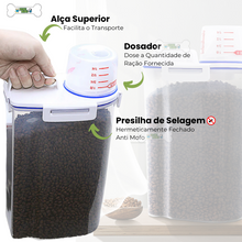 Carregar imagem no visualizador da galeria, Kit Dosador e Armazenador de ração pet - Compre 1 e Leve 2
