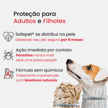 Carregar imagem no visualizador da galeria, SafePet - Colar Anti Parasitas Premium   [8 meses de proteção]
