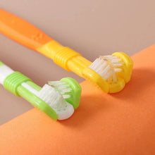Carregar imagem no visualizador da galeria, Escova de Dente para Pet Cabeça Tripla WePetz - Compre 1 Leve 4
