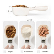 Carregar imagem no visualizador da galeria, Medidor de Ração - Colher Medidora Digital
