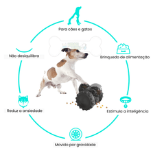 Carregar imagem no visualizador da galeria, brinquedo interativo para cães, brinquedo interativo para gatos, brinquedo para controle de estresse para cães e gatos, alimentador de cães, alimentador de gatos, wepetz, lojawepetz
