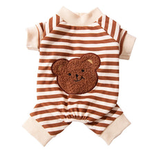 Carregar imagem no visualizador da galeria, Macacão Listrado Pequeno Ursinho
