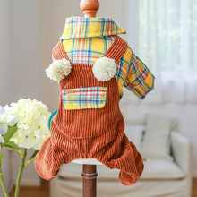 Carregar imagem no visualizador da galeria, Macacão Xadrez com Suspensório Country Style
