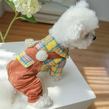 Carregar imagem no visualizador da galeria, Macacão Xadrez com Suspensório Country Style
