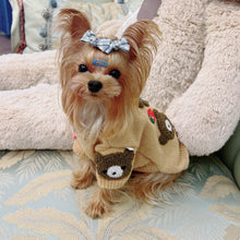 Carregar imagem no visualizador da galeria, Blusa de Lã Teddy Bear tricotada à mão
